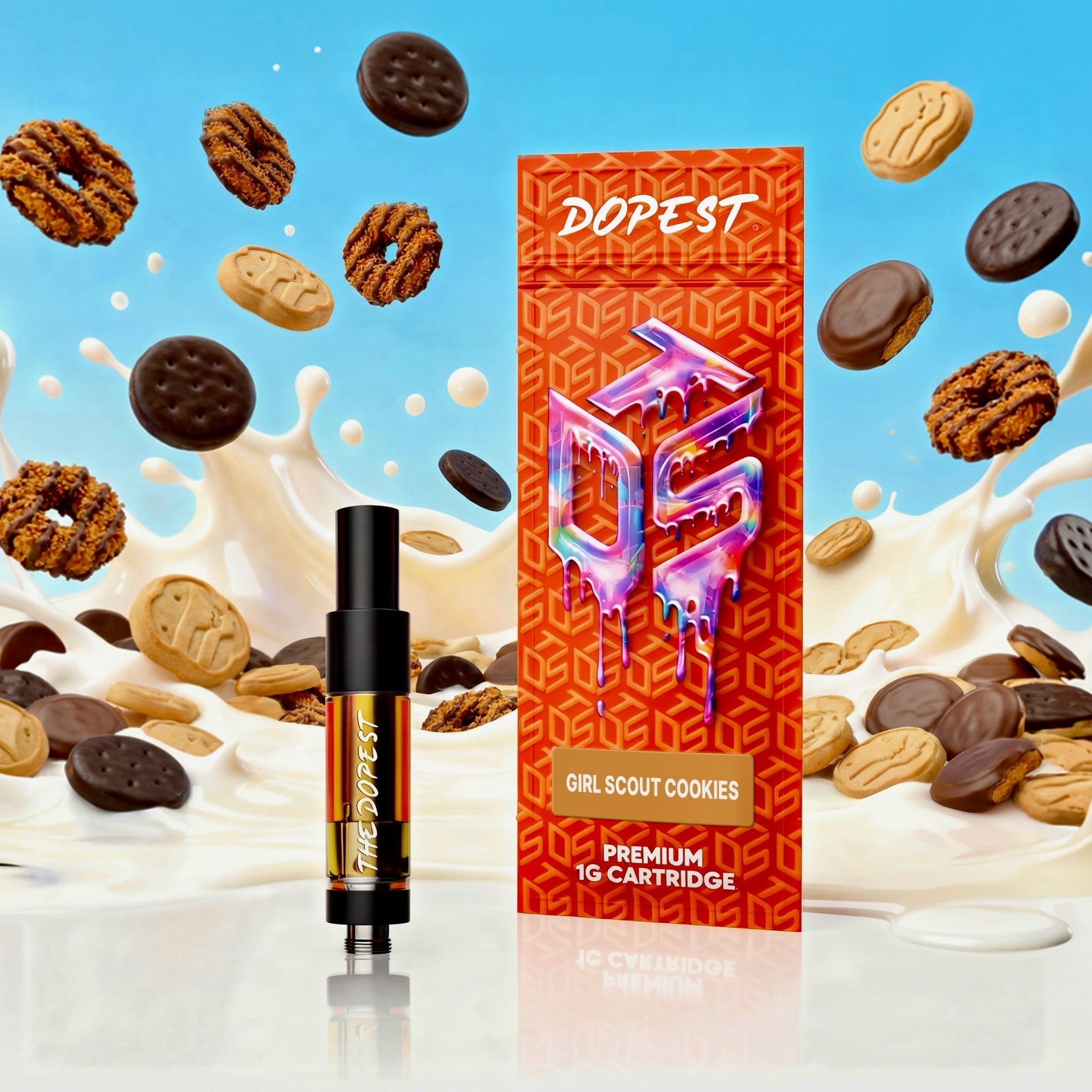 The Dopest Girl Scout Cookies THCA Vape Cartridge 1g