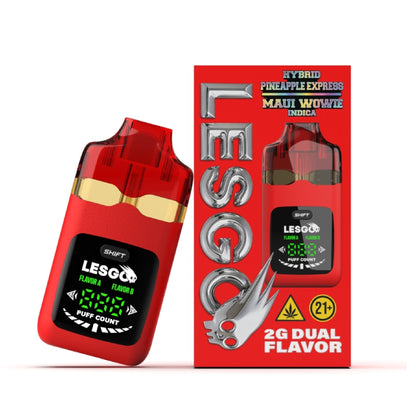 Lesgo Switch THC-A Vaporizer 2000mg Dual Strain