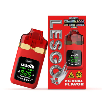 Lesgo Switch THC-A Vaporizer 2000mg Dual Strain