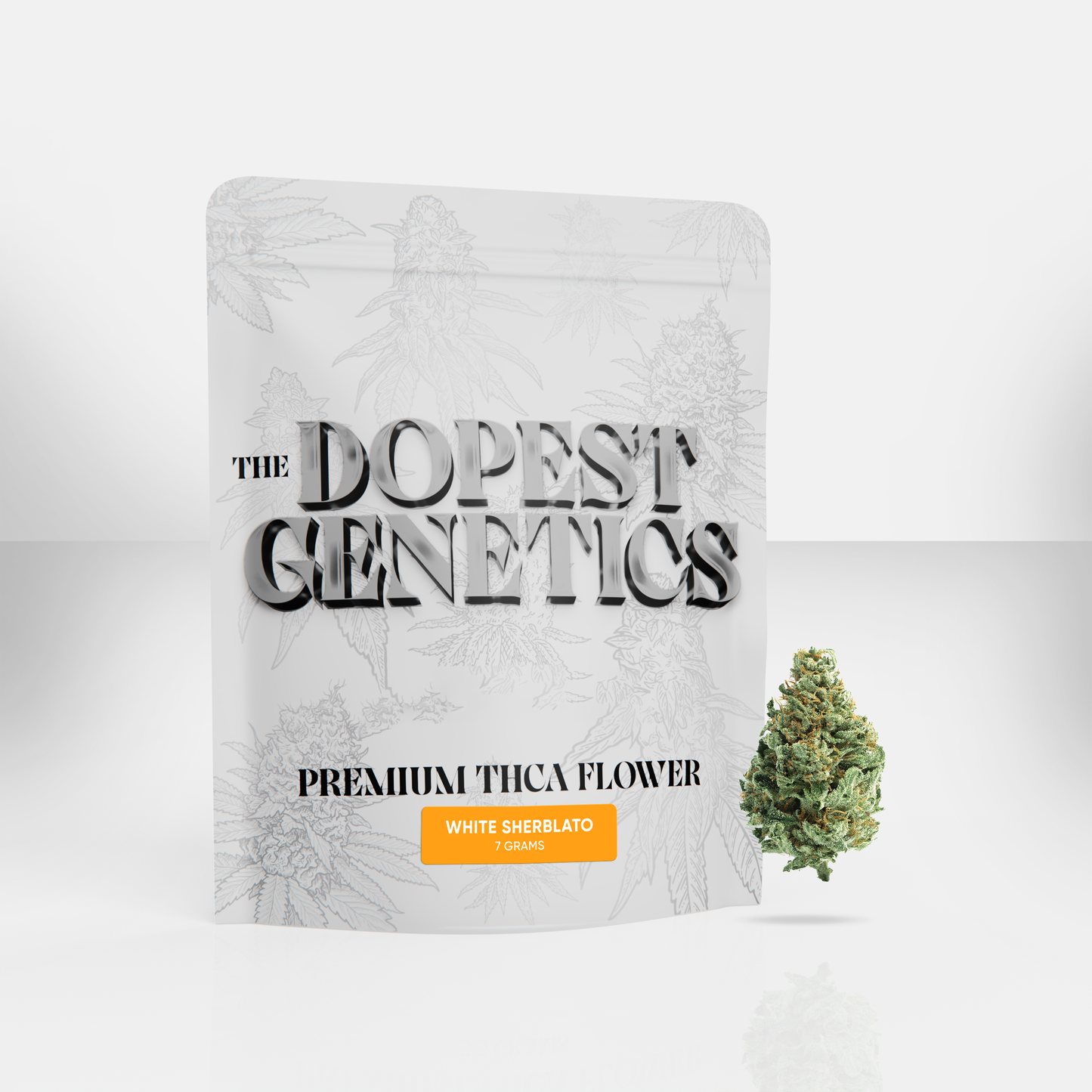 The Dopest Premium White Sherblato Hybrid Flower 7g