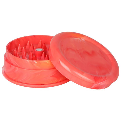 12CT - SeshGear Marbled Acrylic Grinder -  2pc / 2.4" / Assorted Colors