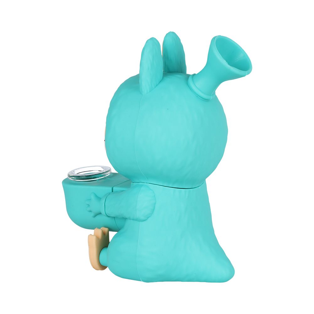 4CT BUNDLE - Funny Animal Silicone Water Pipe - 5.5" / Assorted Colors