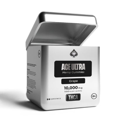ACE Ultra Hemp THC-A Gummies 10000mg 5 Flavors
