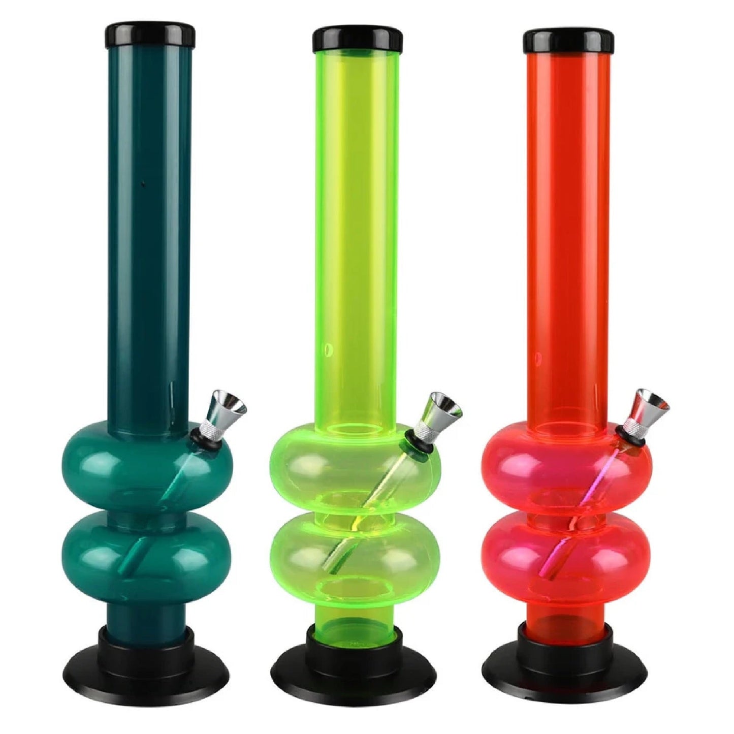 AFG Distribution Acrylic Double Bubble Bong 12in