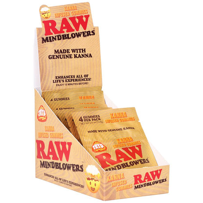 8PK RAW Mindblower Kanna Infused Gummies - 4pc