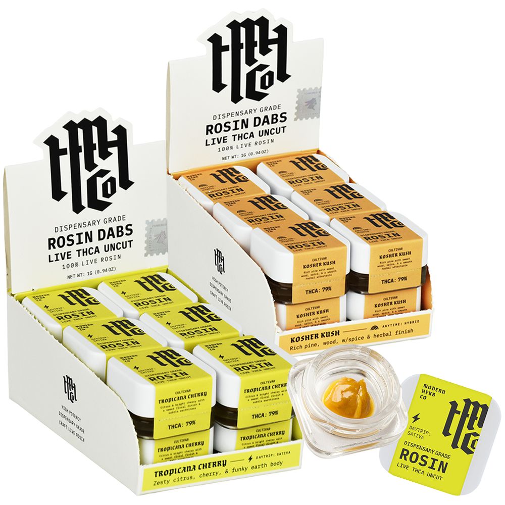 Modern Herb Co Dispensary Grade Live Rosin THCA Uncut Dabs 12 ct