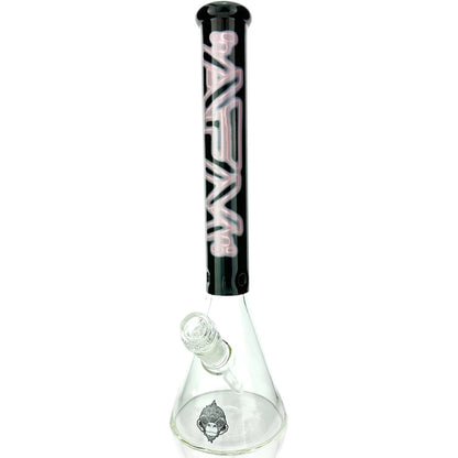 AFM Glass Neon Beaker Bong 16in Borosilicate Glass