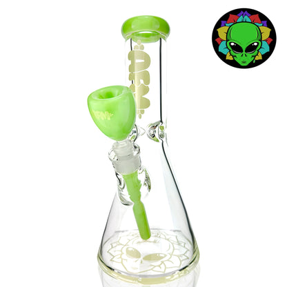 AFM Glass T587 Beaker Bong 12in 9mm Borosilicate