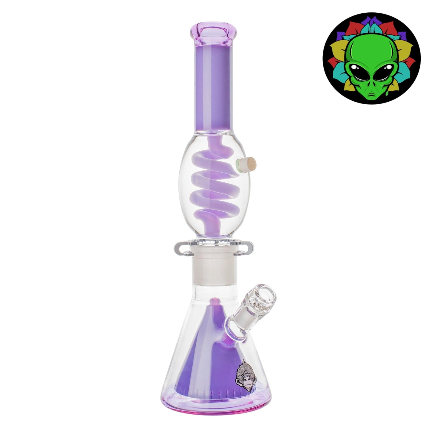 AFM Glass TX043 Bubble Coil Bong 16in