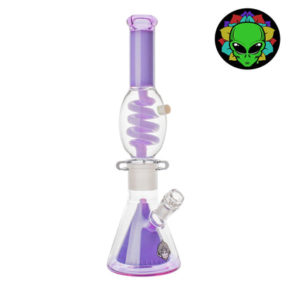 AFM Glass TX043 Bubble Coil Bong 16in