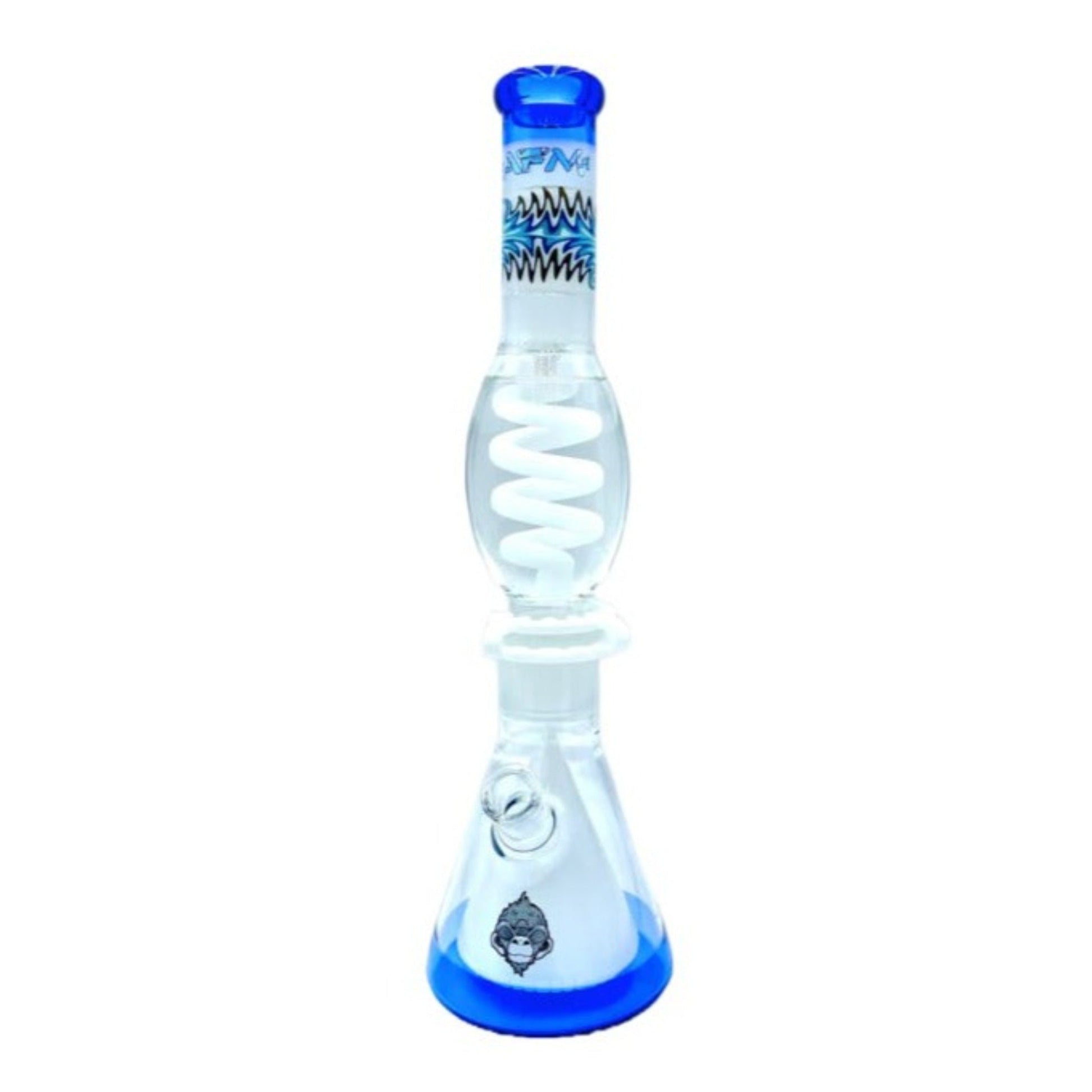 AFM Glass TX043 Bubble Coil Bong 16in