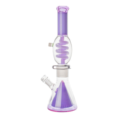 AFM Glass TX043 Bubble Coil Bong 16in