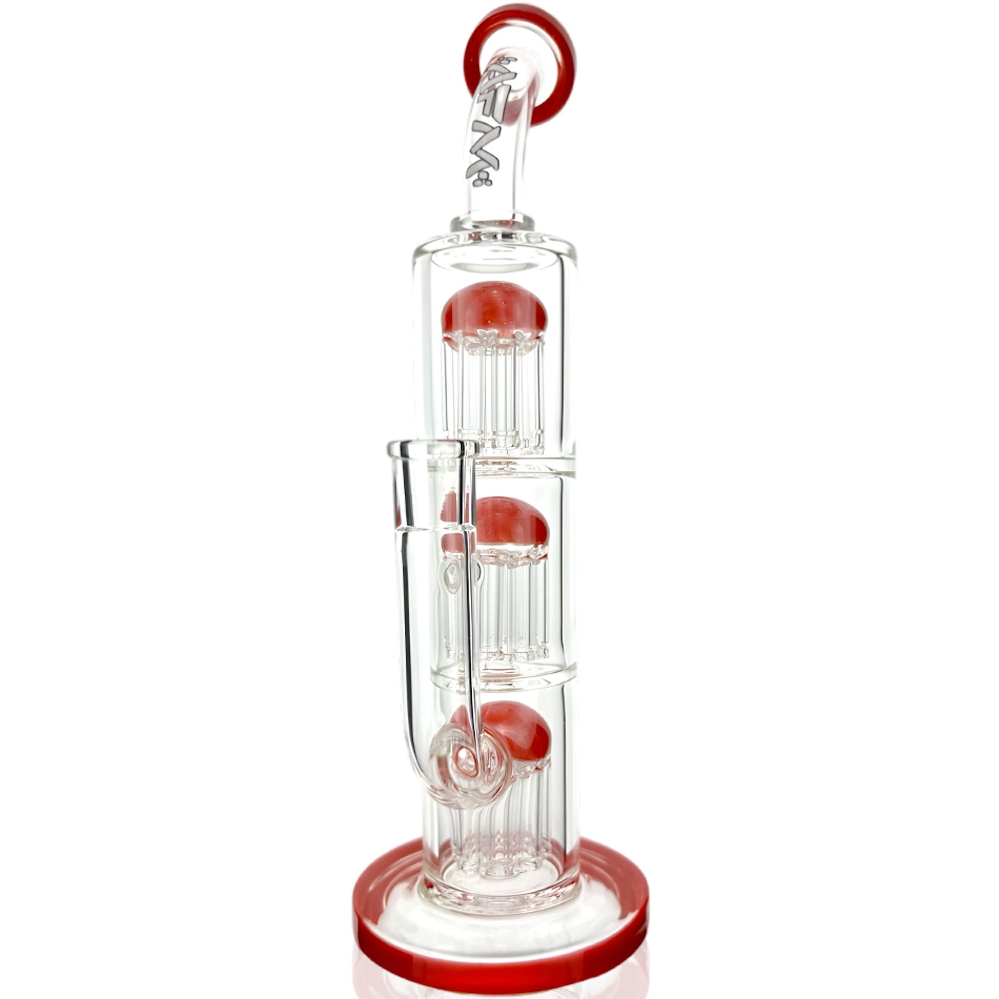 AFM Glass TX093 Three Tree Perc Bong 12in