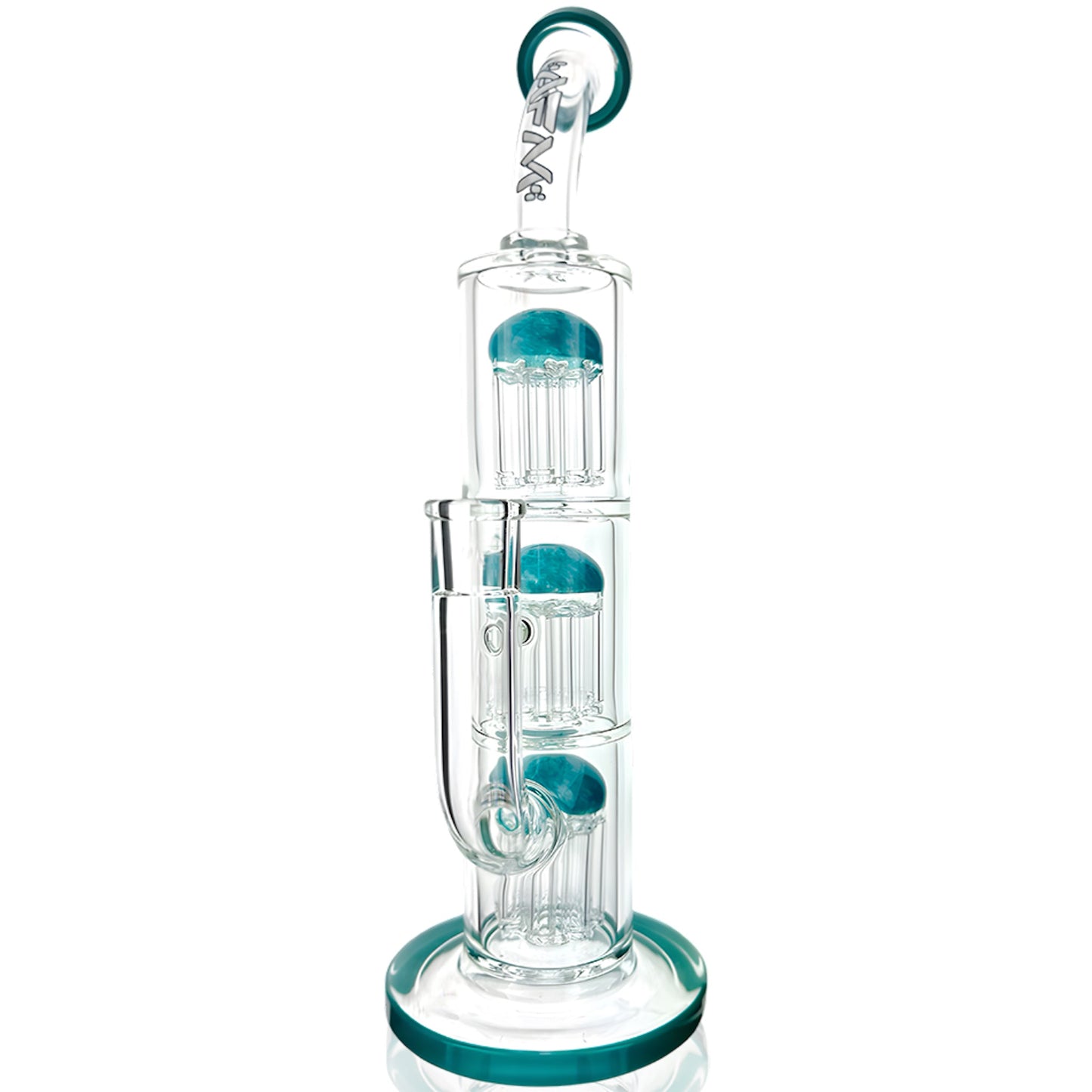 AFM Glass TX093 Three Tree Perc Bong 12in