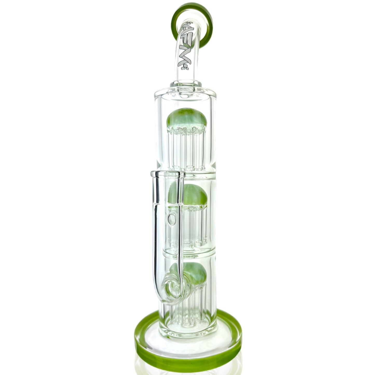 AFM Glass TX093 Three Tree Perc Bong 12in