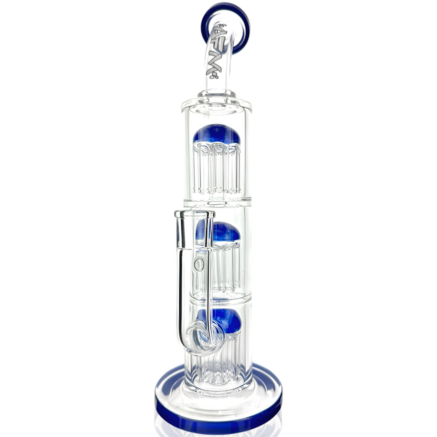 AFM Glass TX093 Three Tree Perc Bong 12in
