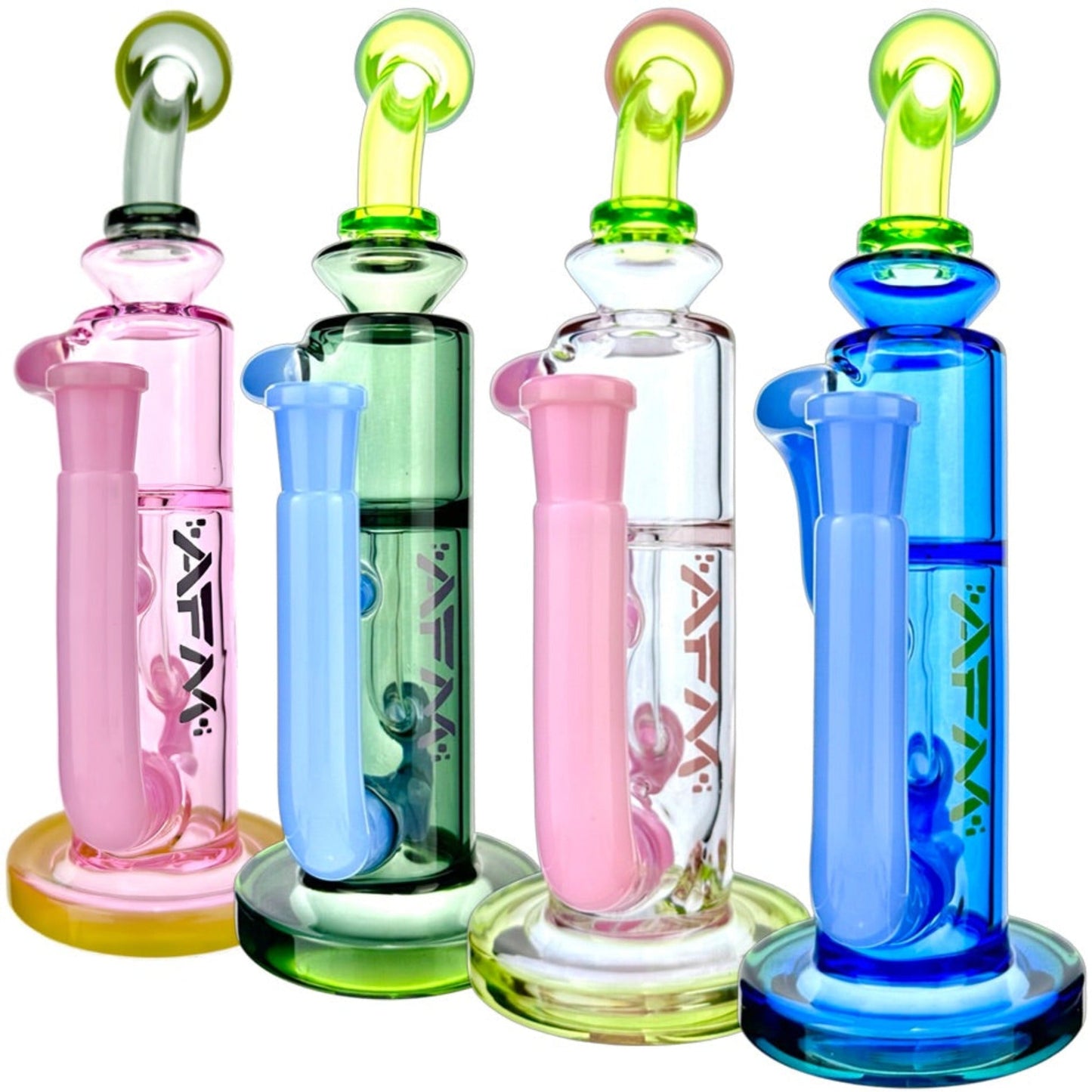 AFM Glass TX104 Recycler Bong 10in