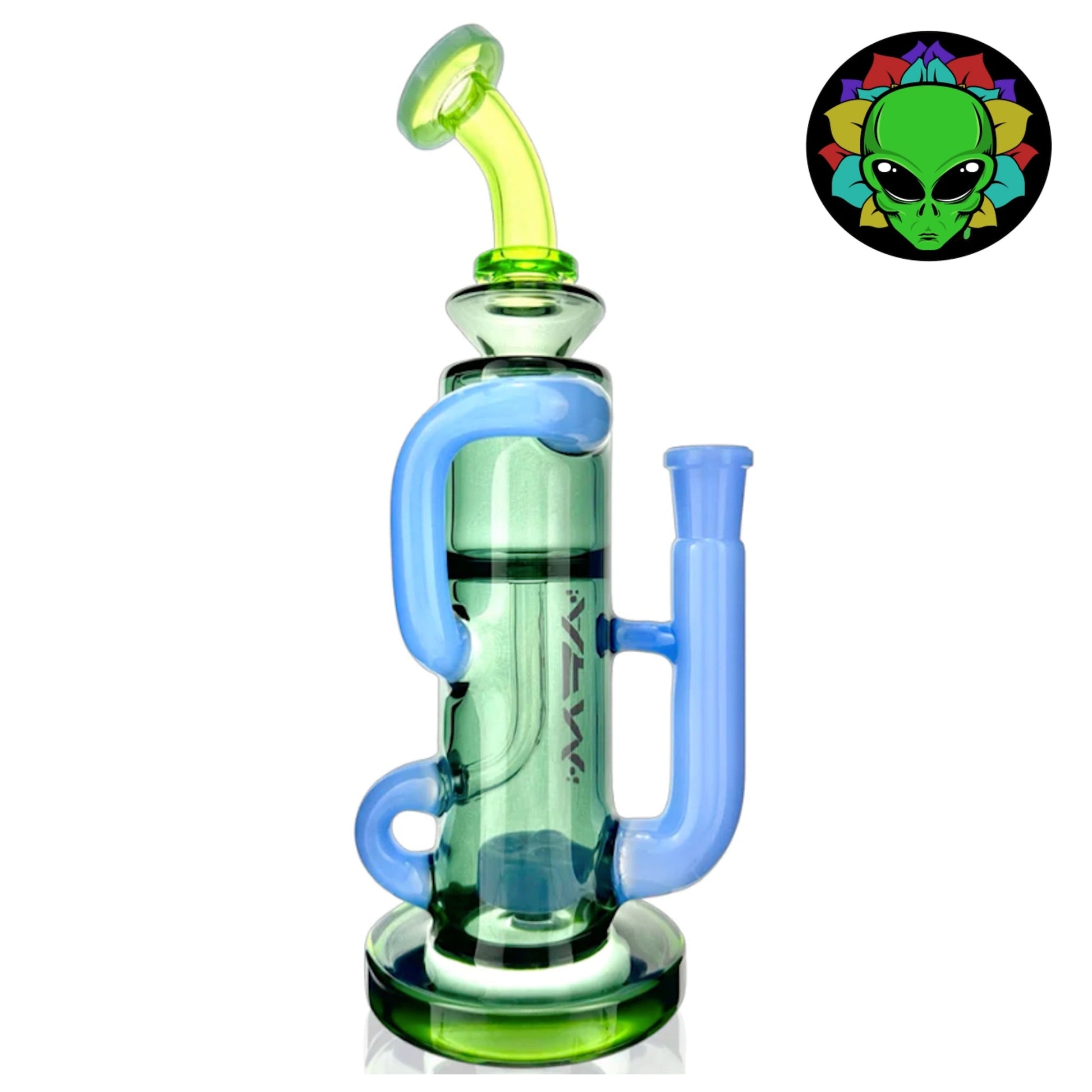 AFM Glass TX104 Recycler Bong 10in