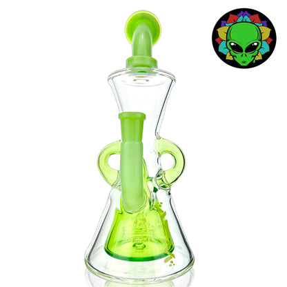 AFM Glass TX106 Recycler Bong 10in Borosilicate Glass
