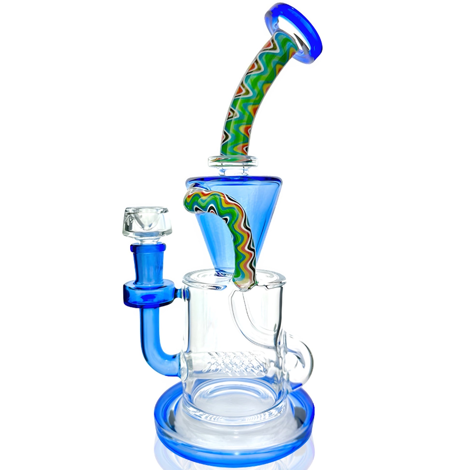 AFM Glass TX617 Recycler Bong 11in