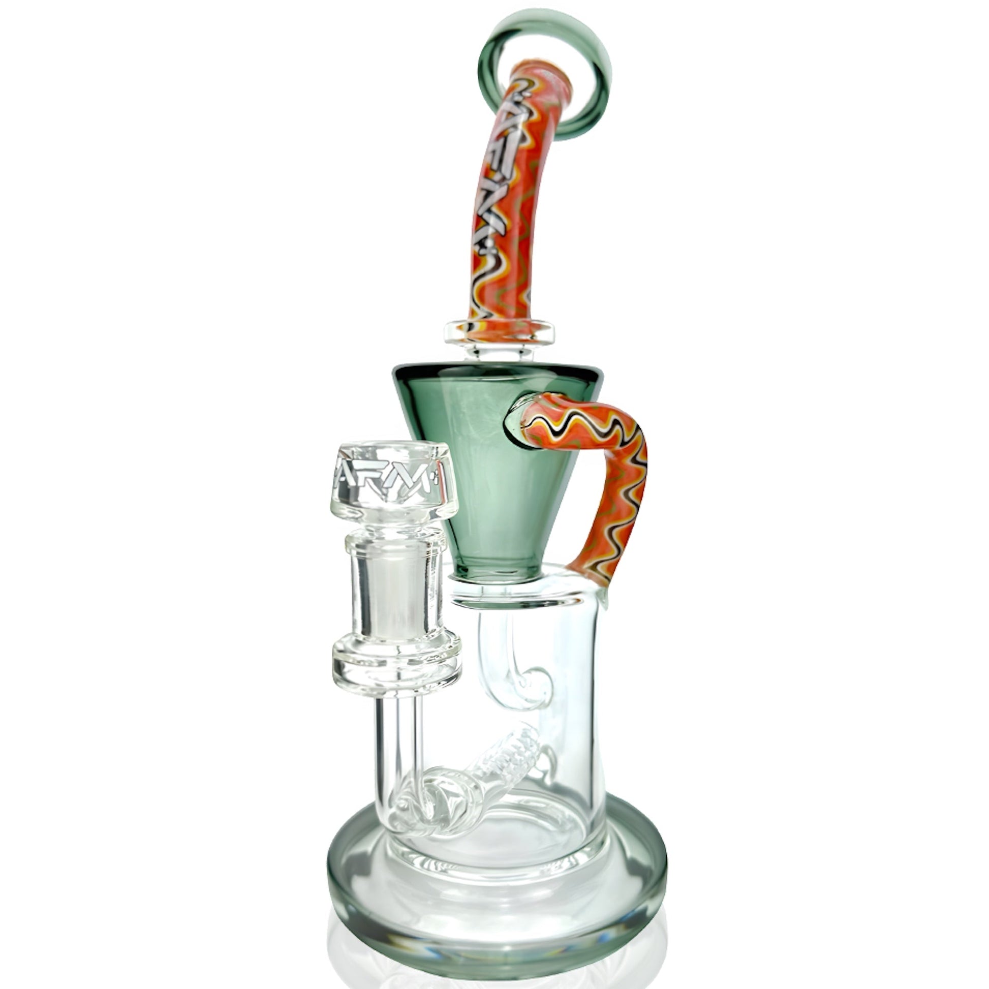 AFM Glass TX617 Recycler Bong 11in