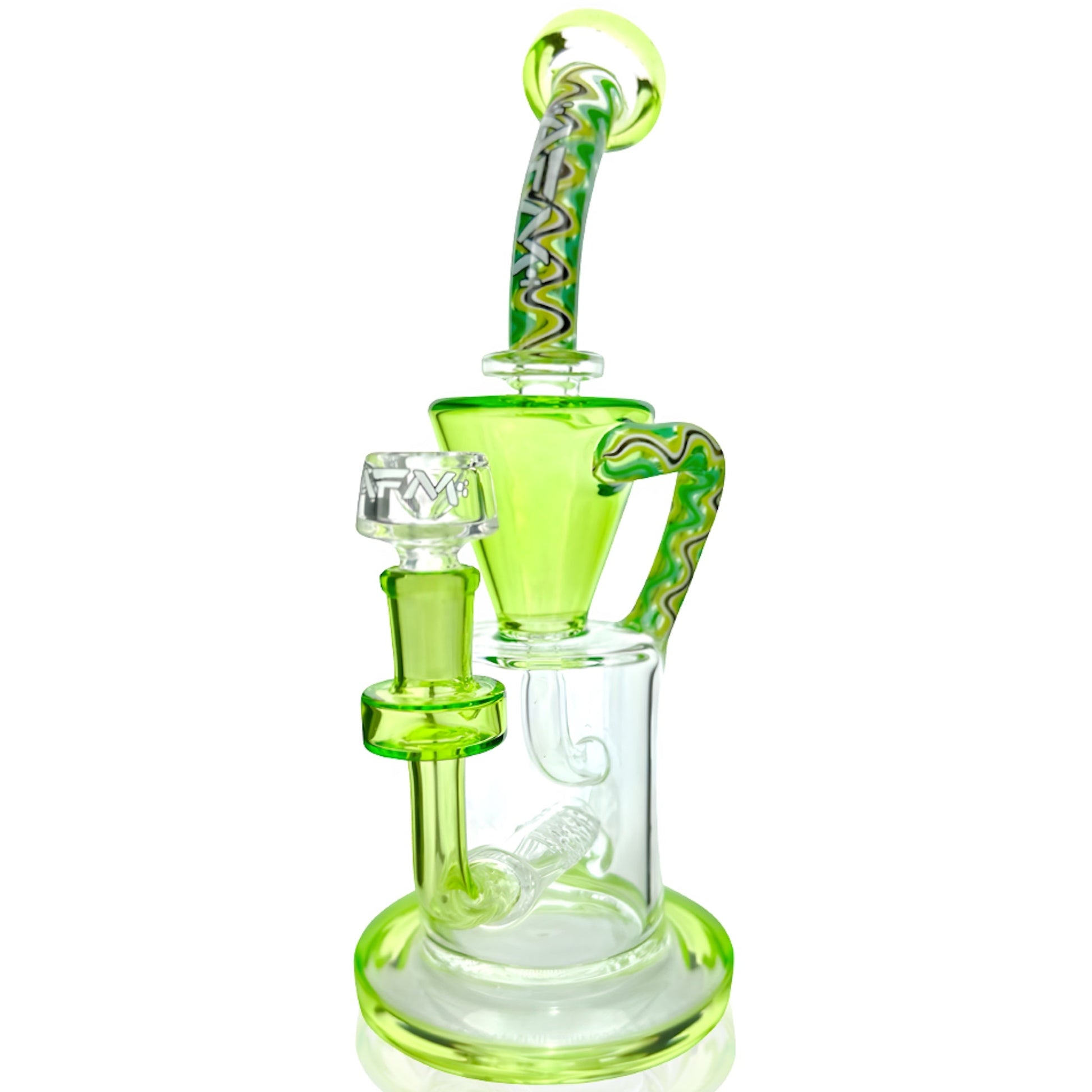 AFM Glass TX617 Recycler Bong 11in
