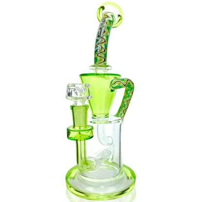 AFM Glass TX617 Recycler Bong 11in
