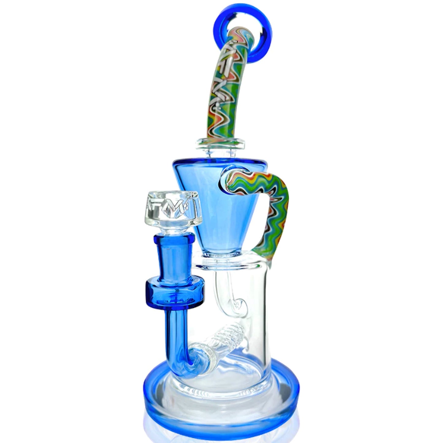 AFM Glass TX617 Recycler Bong 11in
