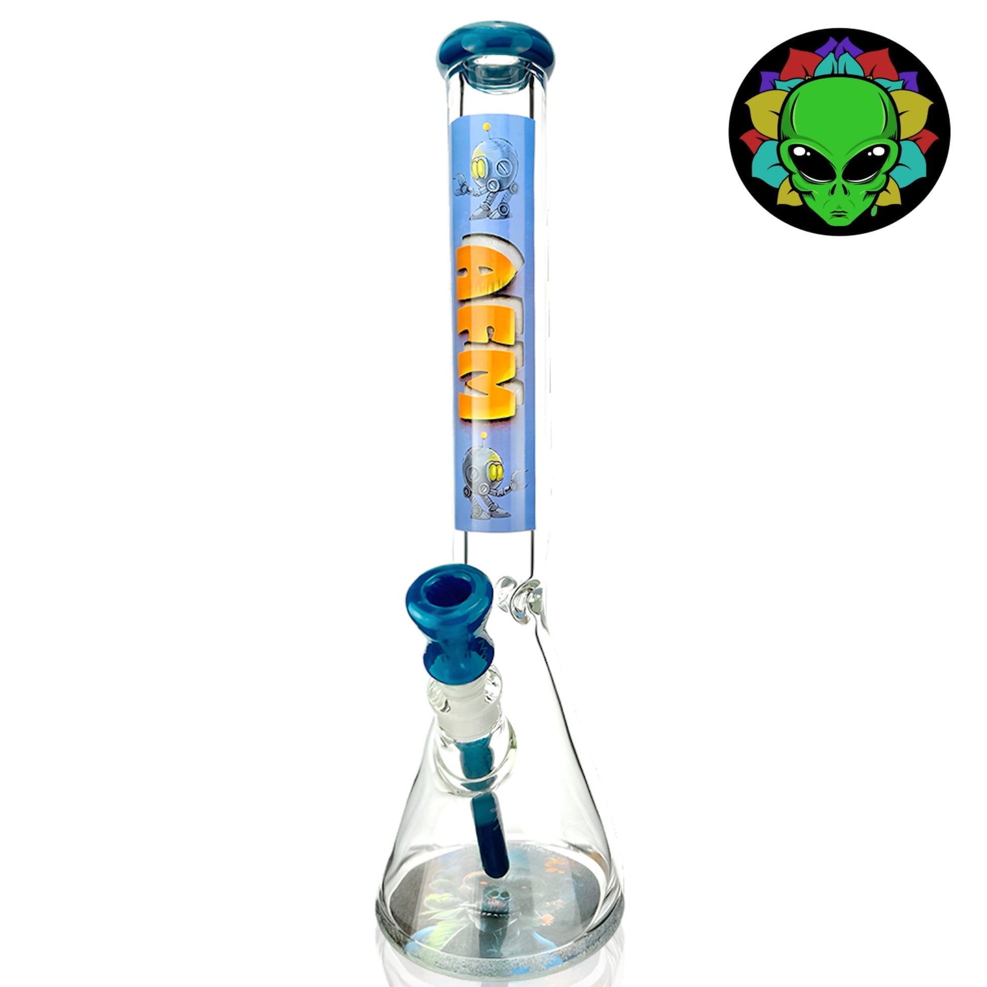 AFM Glass Gods Beaker Bong 18in Borosilicate Glass