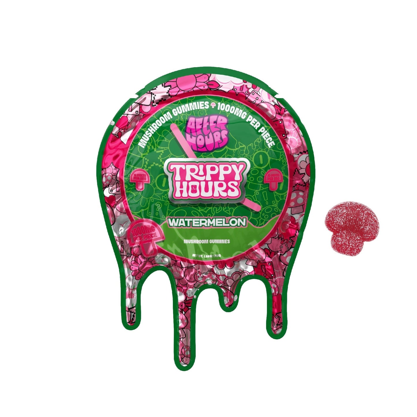 After Hours Trippy Hours Mushroom Gummies 10000mg 10ct