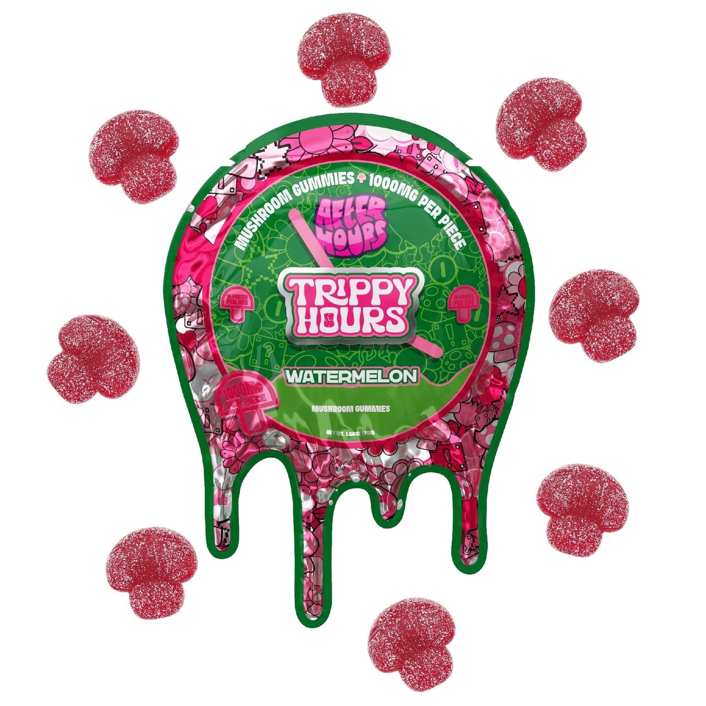 After Hours Trippy Hours Mushroom Gummies 10000mg 10ct