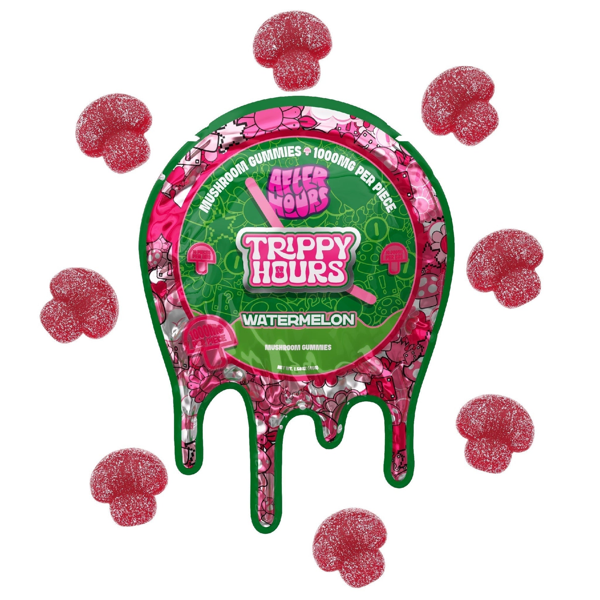 After Hours Trippy Hours Mushroom Gummies 10000mg 10ct