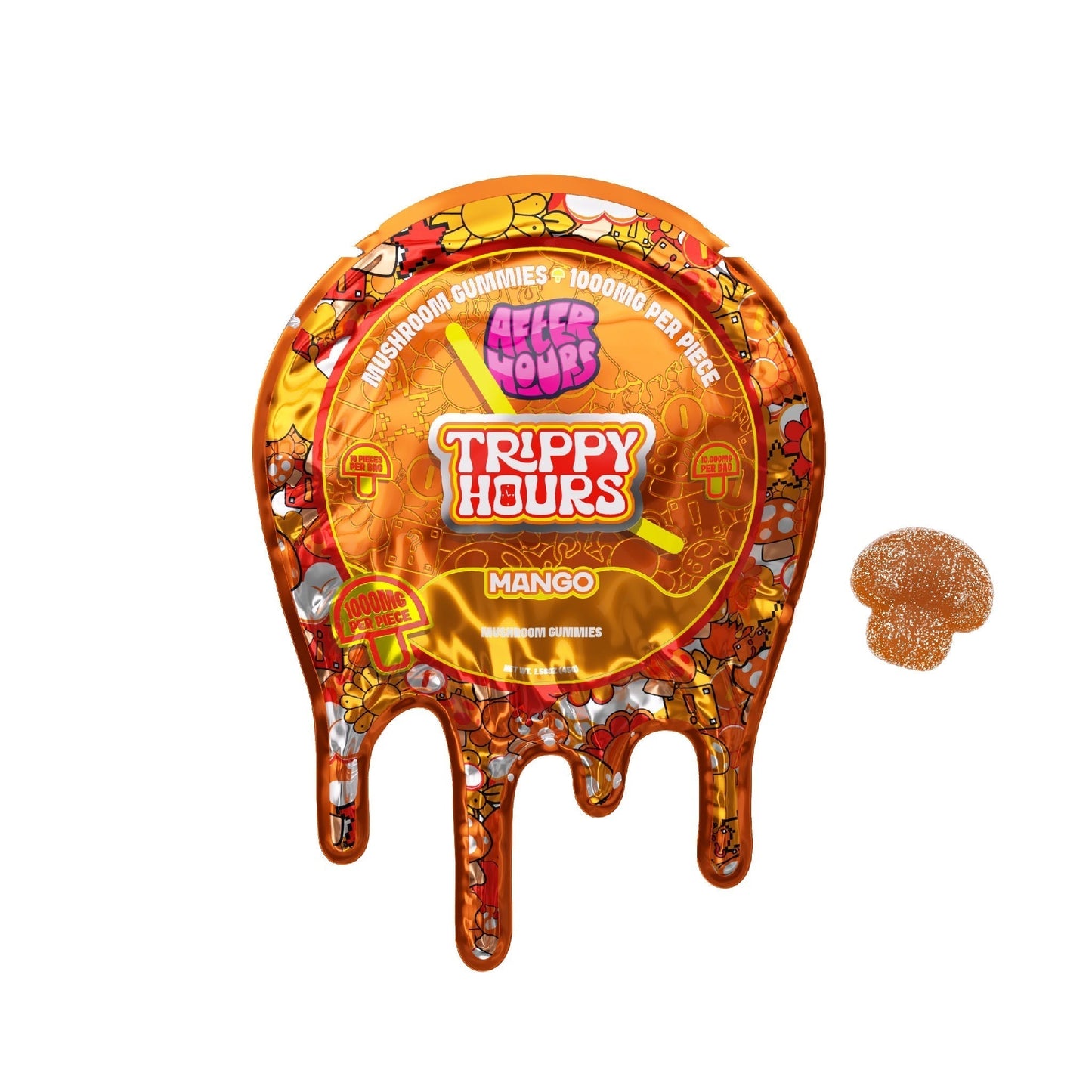 After Hours Trippy Hours Mushroom Gummies 10000mg 10ct