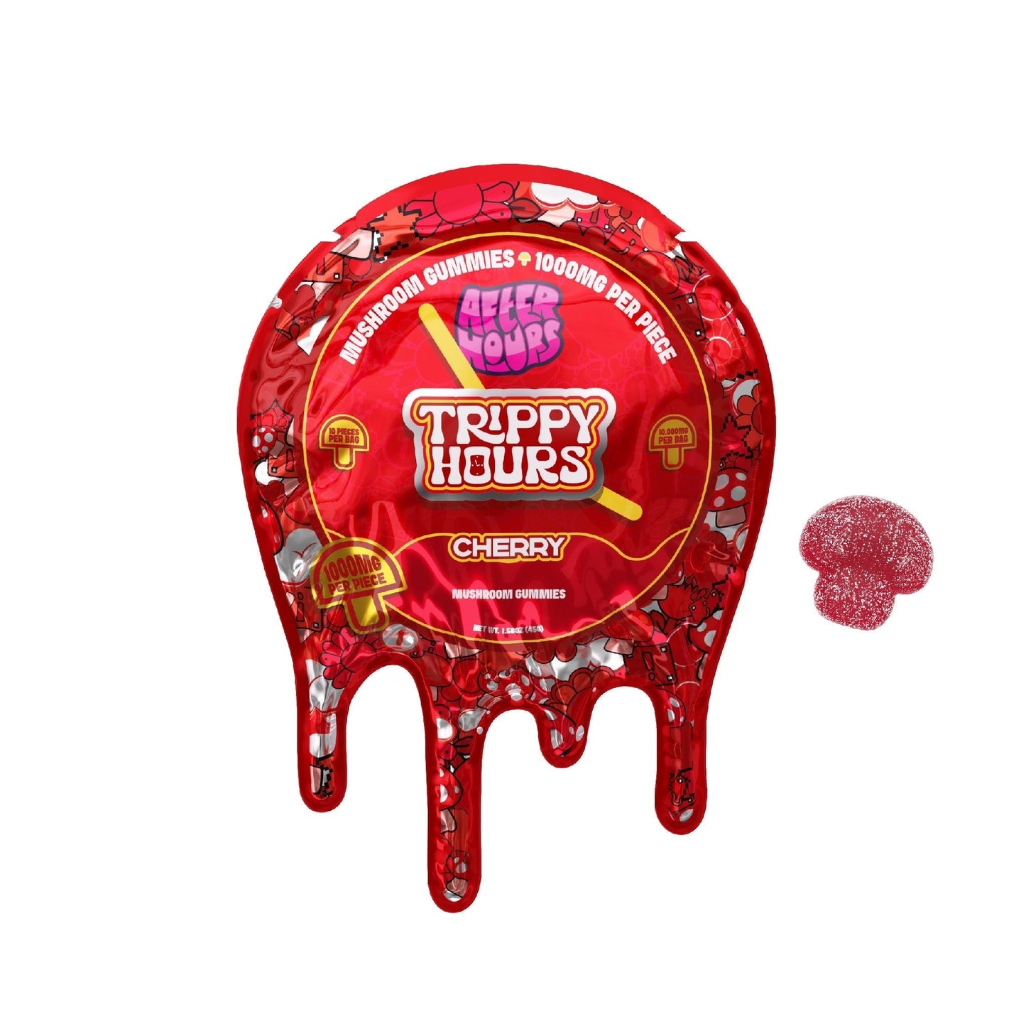 After Hours Trippy Hours Mushroom Gummies 10000mg 10ct