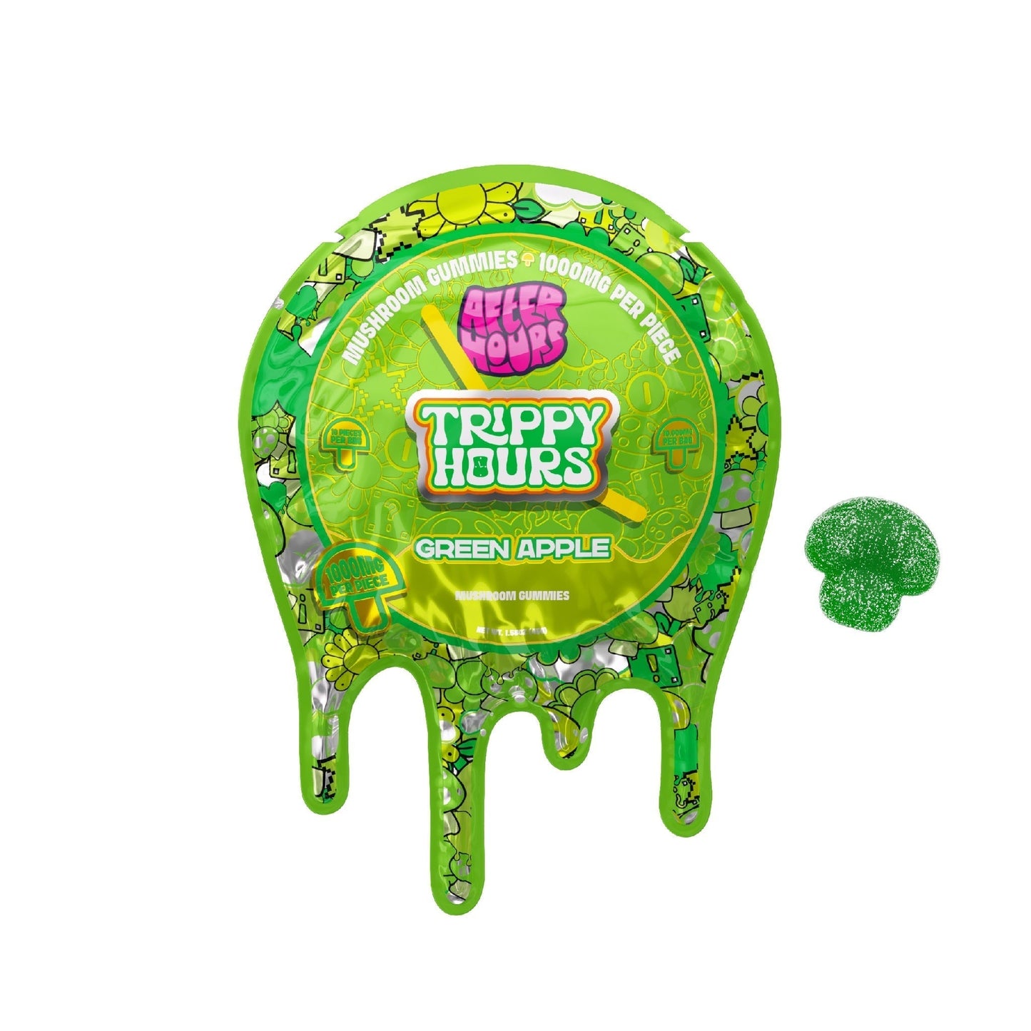 After Hours Trippy Hours Mushroom Gummies 10000mg 10ct