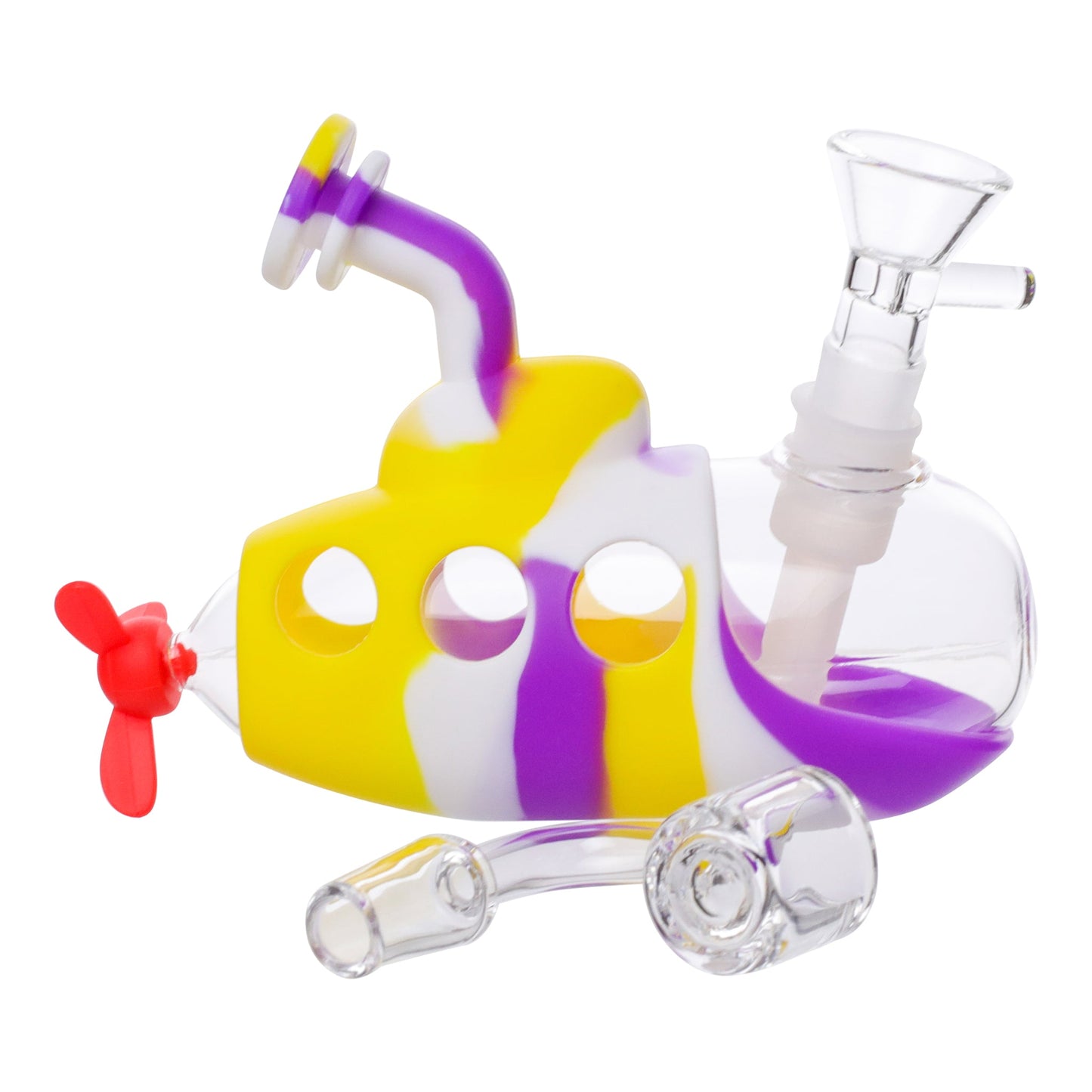 Jo Ahoy Matie Bubbler Bong 4in