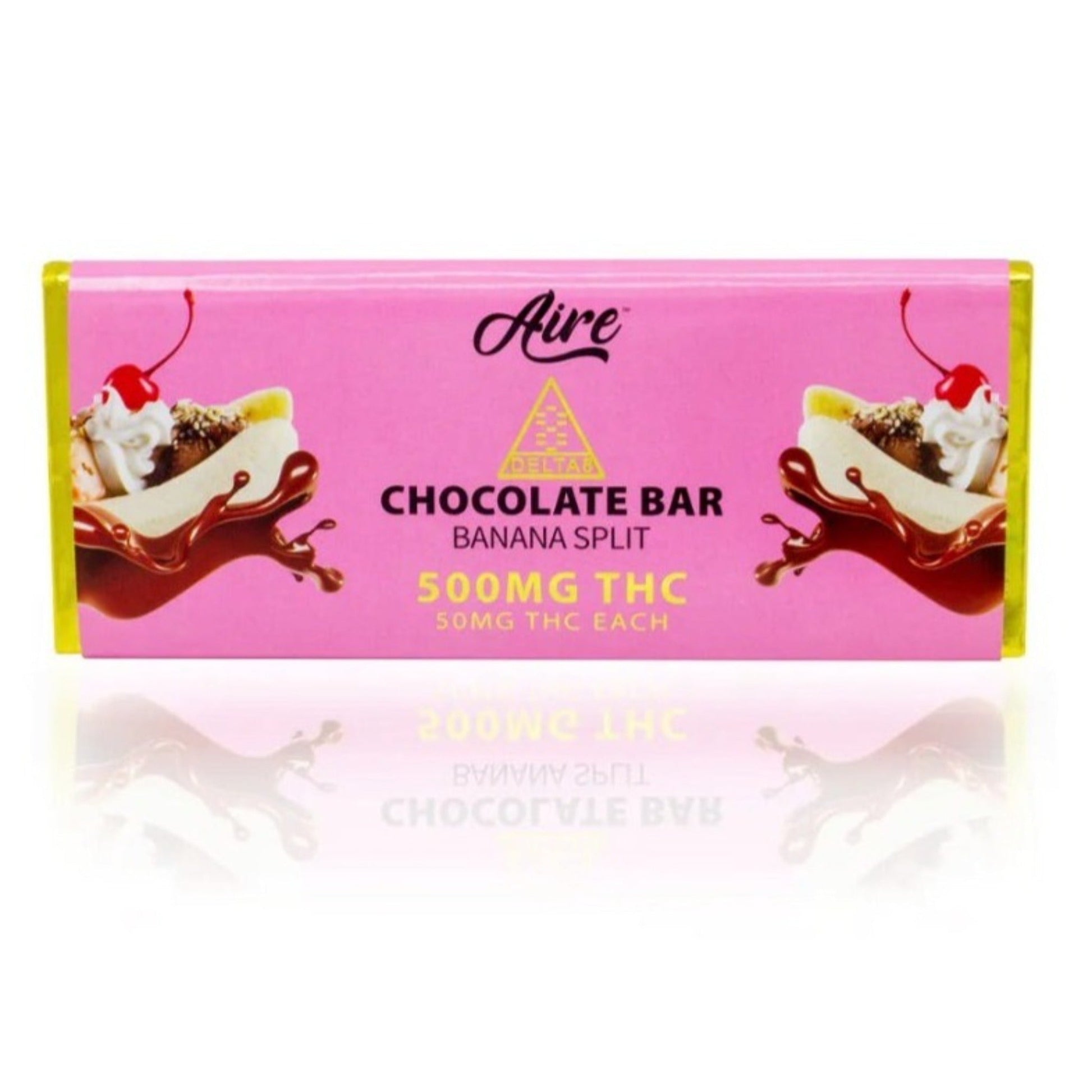 Aire Premium Banana Split Delta 8 Chocolate Bar 500mg