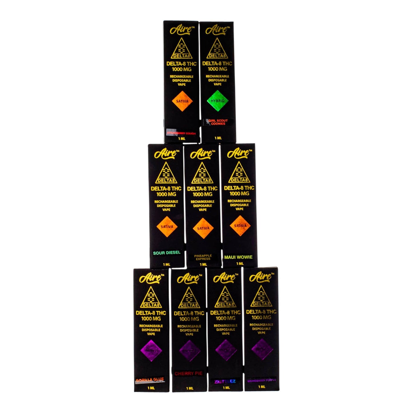 Aire Premium Delta 8 Disposable Vape 1000mg