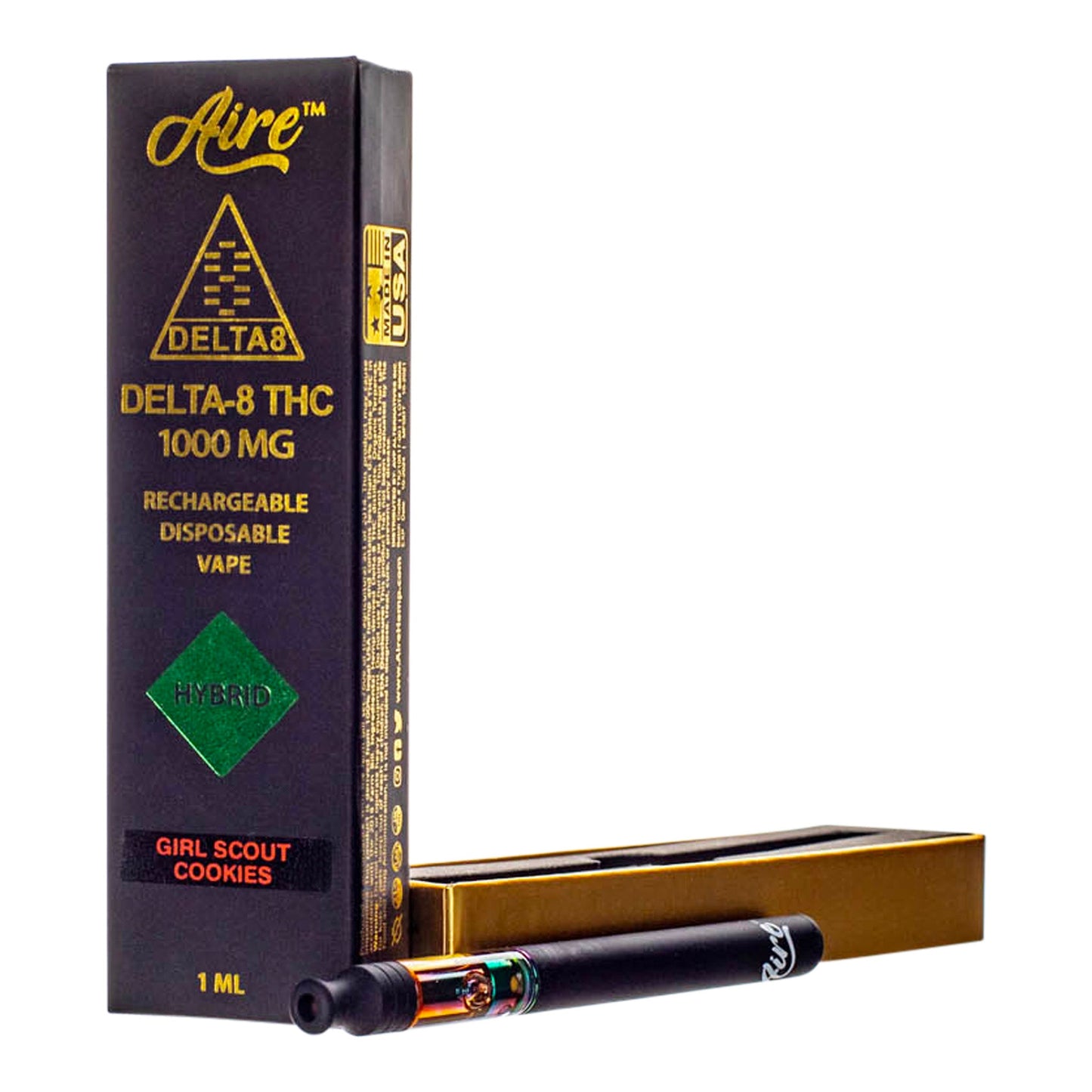 Aire Premium Delta 8 Disposable Vape 1000mg