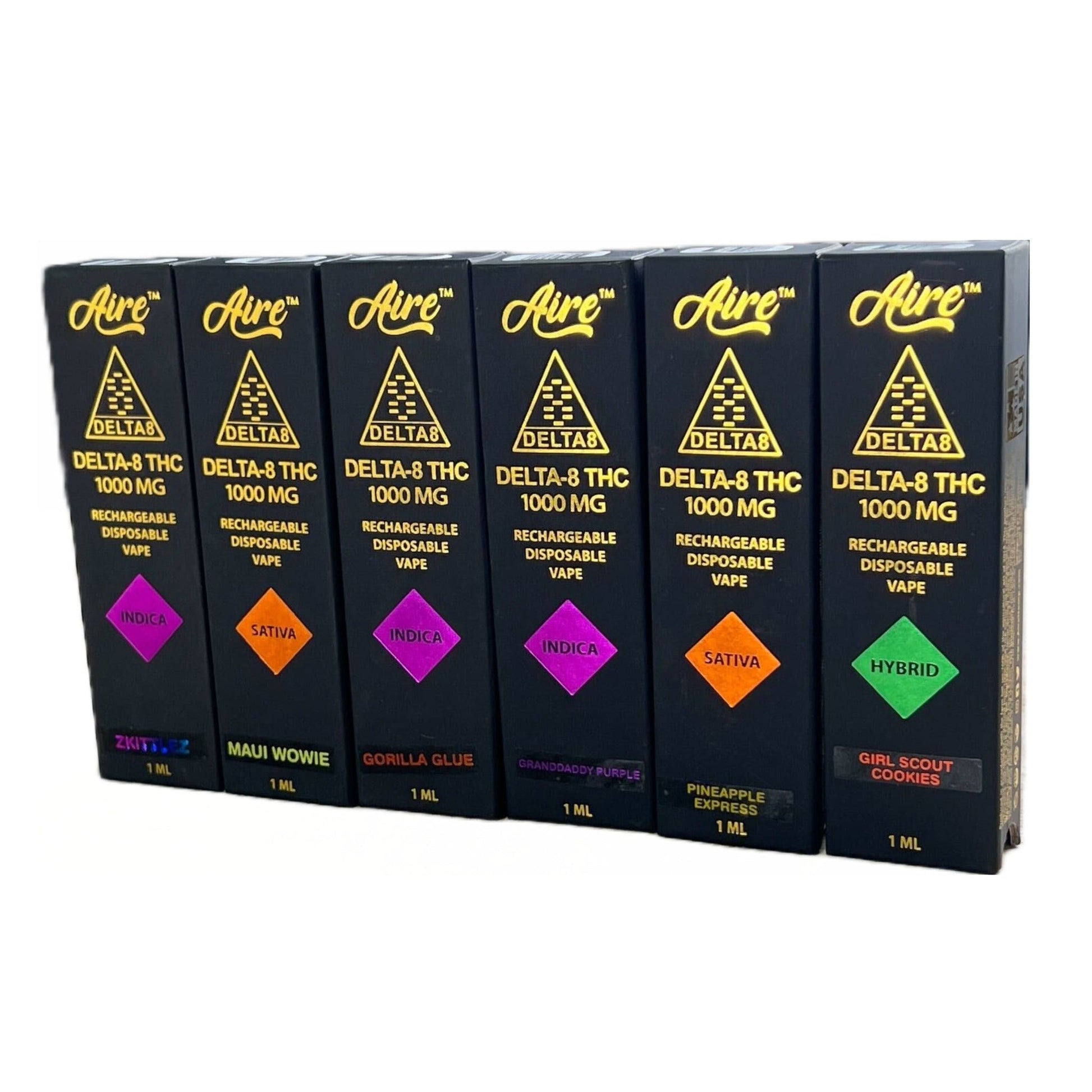 Aire Premium Delta 8 Disposable Vape 1000mg