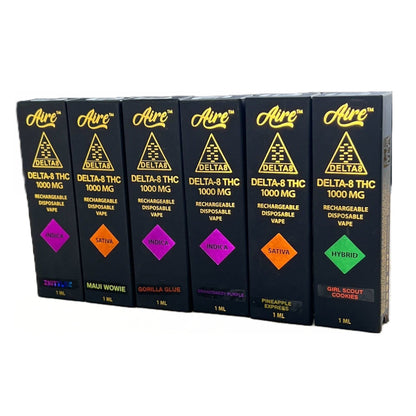 Aire Premium Delta 8 Disposable Vape 1000mg