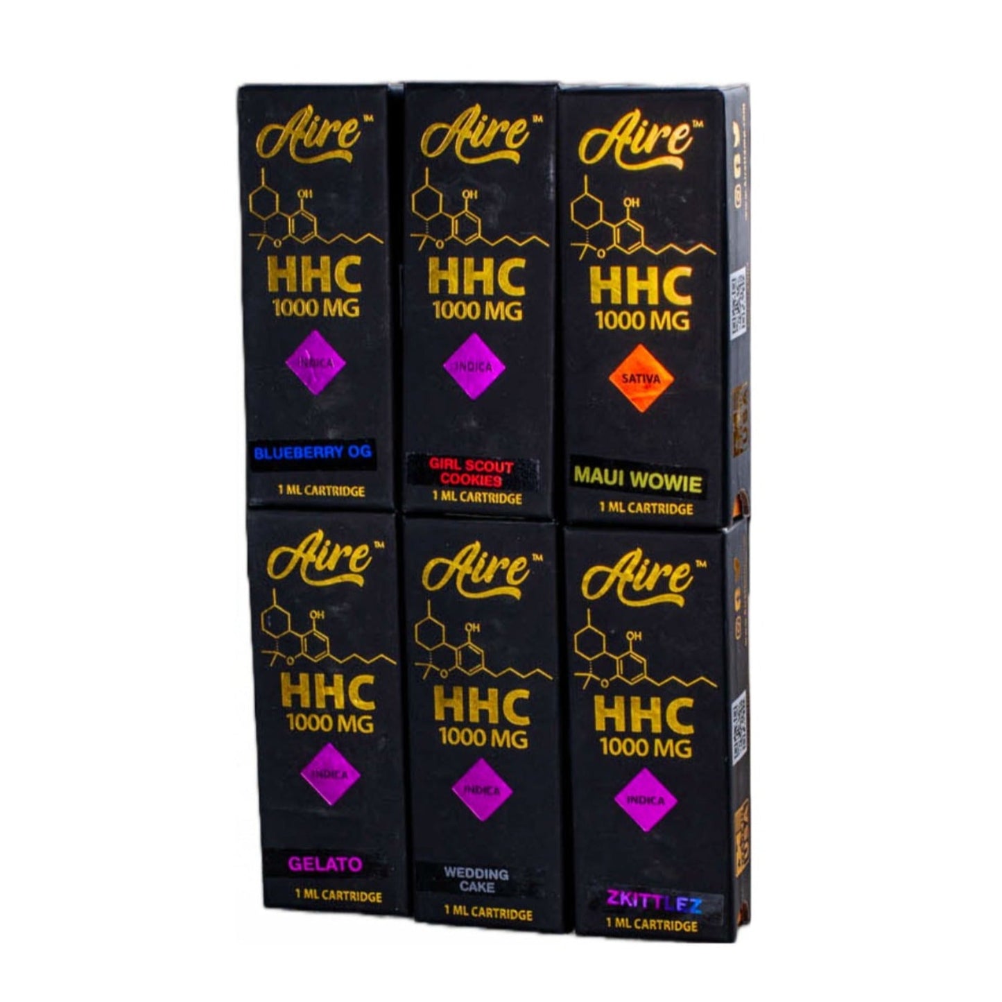 Aire Premium HHC Cartridge 1000mg 1ml 510 Thread