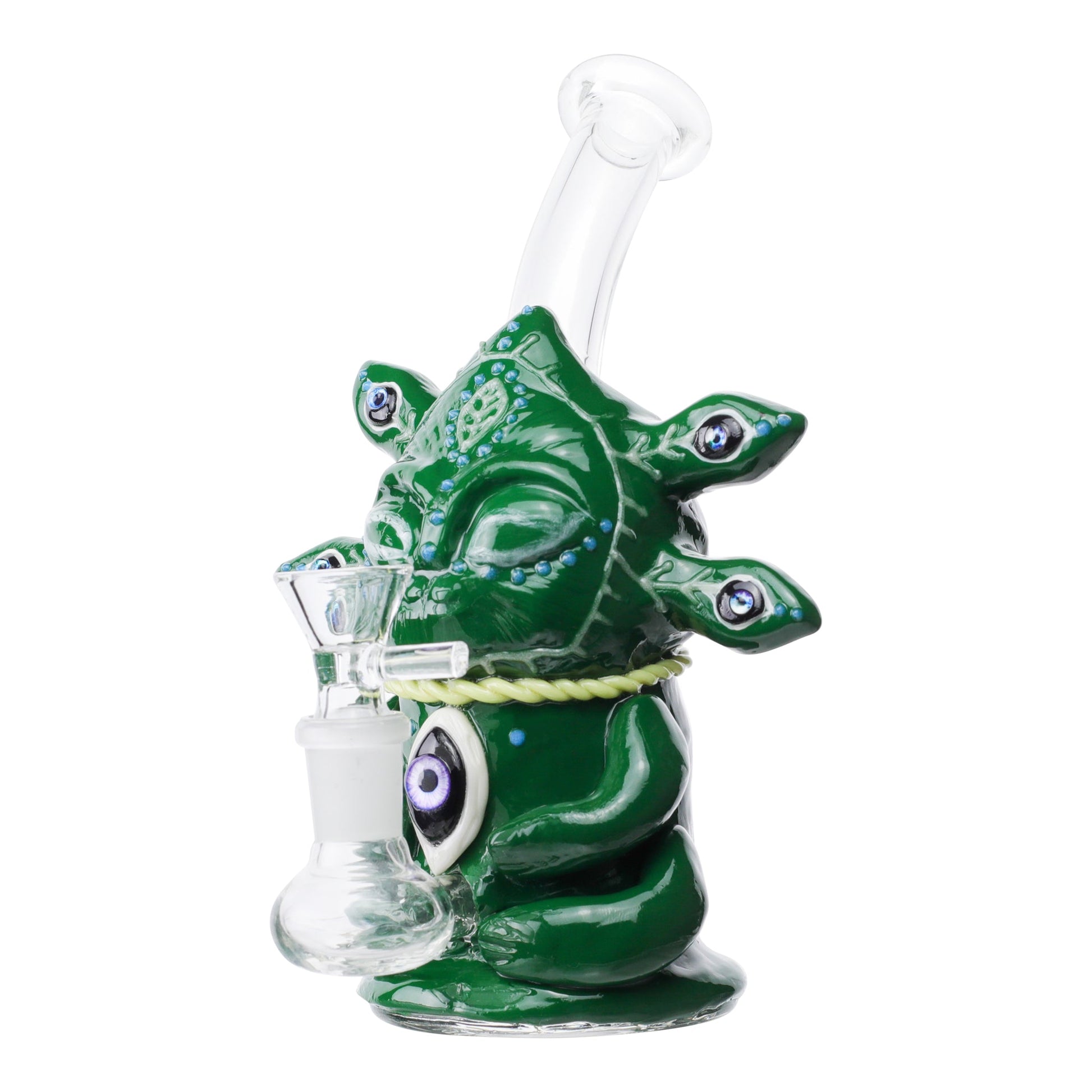 Yushuai All Knowing Alien Bubbler Bong 7in Borosilicate