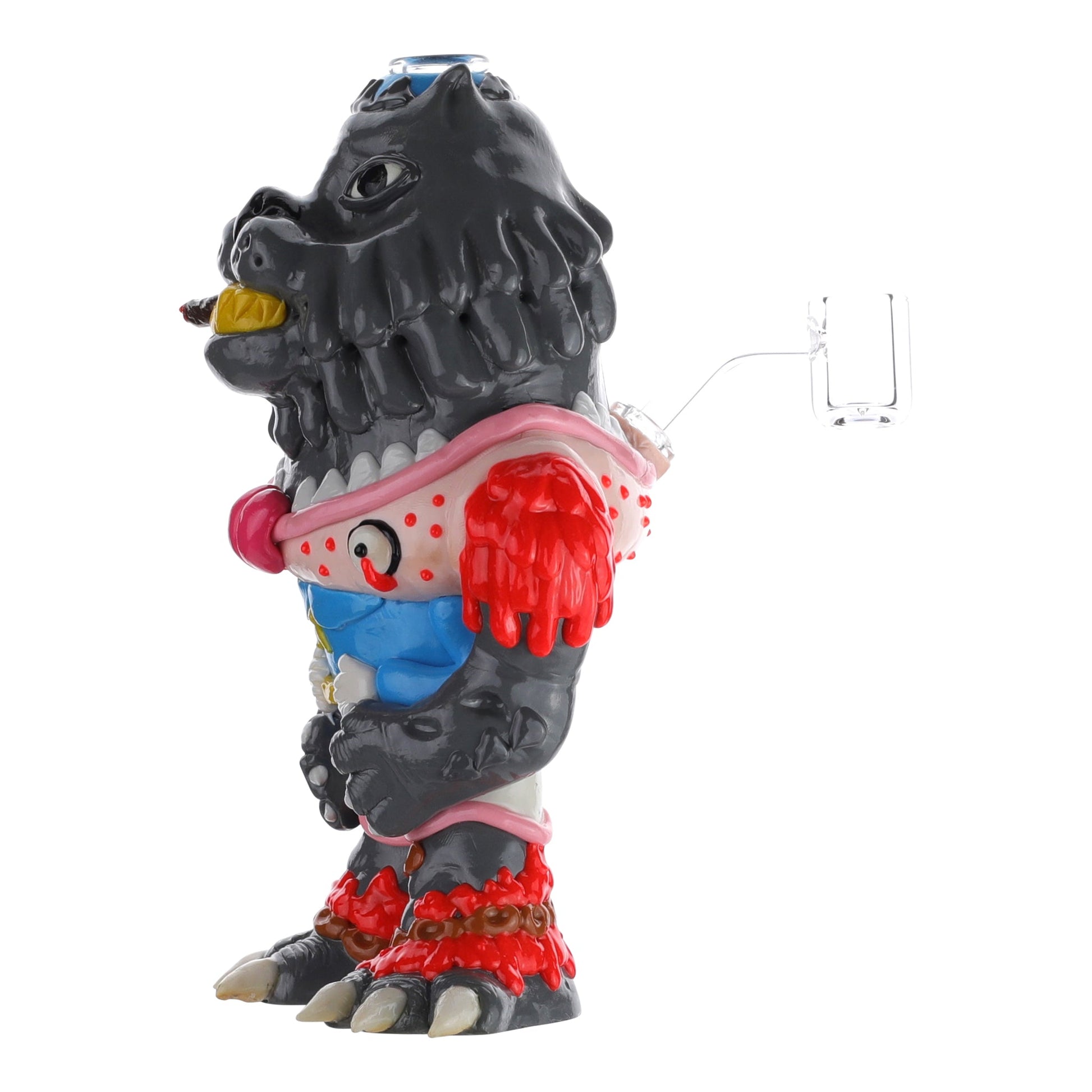 Royal Glass Angry Beaver Dab Rig 7in With 14mm Banger