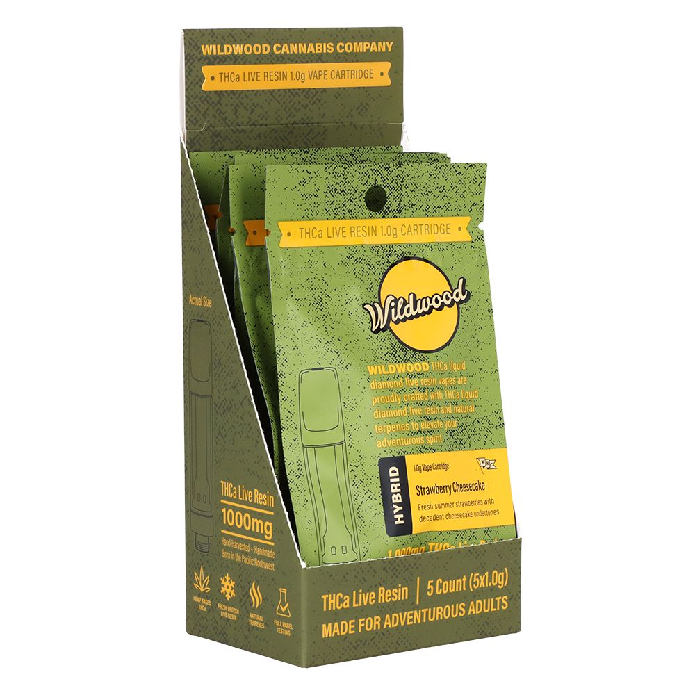 Wildwood Dispensary Grade Live Resin THCA Cartridge | 1g | 5ct