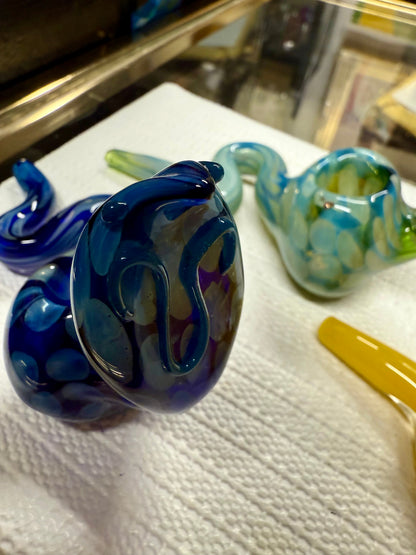 5” COBRA Tobacco Dry Herb Hand Pipe Borosilicate Glass - Colors May Vary