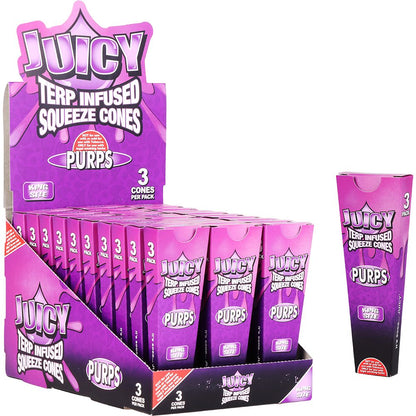Juicy Terp Infused Squeeze Cones | Purps | 30pk