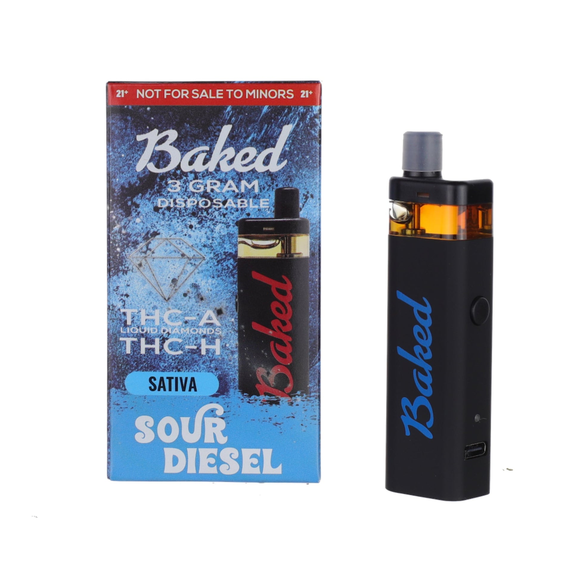 Baked THC-A THC-P Liquid Diamonds Vaporizer 3000mg
