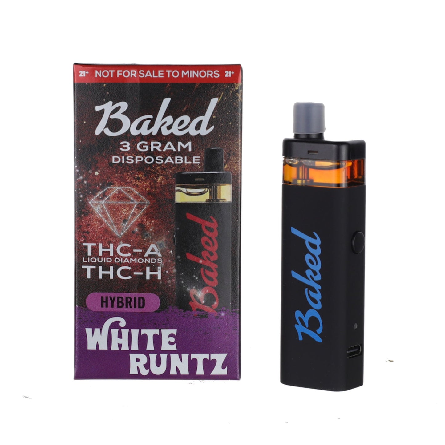 Baked THC-A THC-P Liquid Diamonds Vaporizer 3000mg