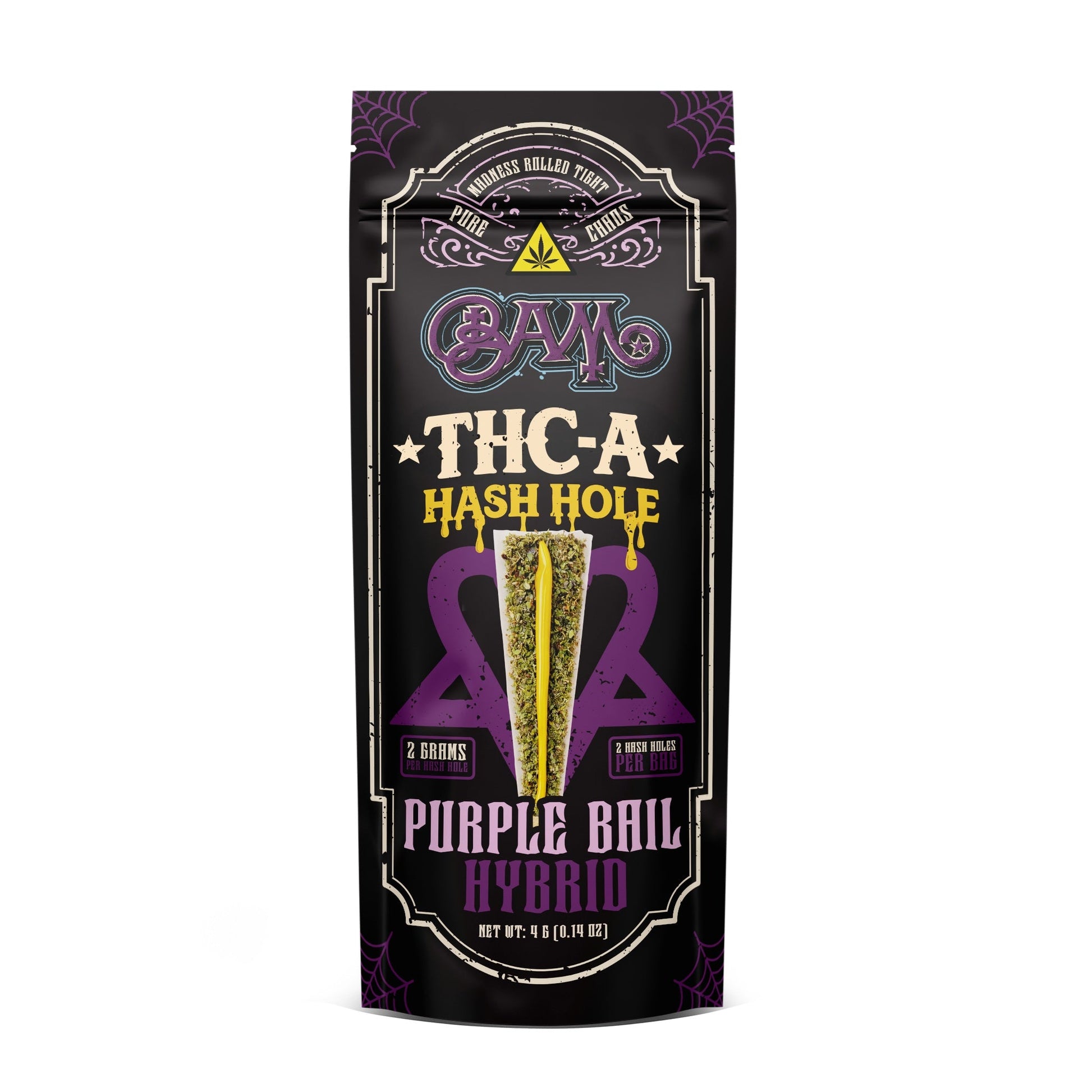 BAM THC Hash Holes Pre-Rolls 4g (2ct)